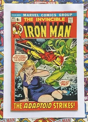 Buy Iron Man #49 - Aug 1972 - Super Adaptoid Appearance! - Vg+ (4.5) Pence Copy! • 7.49£
