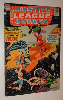 Buy Justice League Of America #31 Hawkman Joins G/vg  1964 • 21.03£