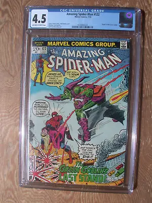 Buy Amazing Spider-Man   #122   CGC 4.5   Death Of Green Goblin • 201.07£