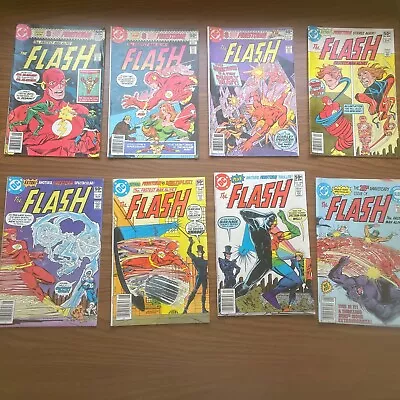 Buy The Flash Comics Bronze Age Run 289-300 Lot Of 8 289 290 291 296 297 298 299 300 • 14.39£