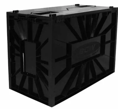 Buy BCW SHORT COMIC BOOK BIN - Black Plastic Storage Box W One Partition 1-Box  • 30.74£