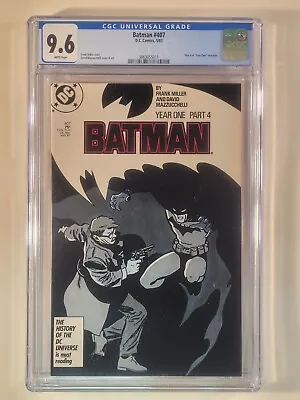 Buy Batman #407 DC 1987 CGC 9.6 Frank Miller Year One Part 3 • 59.93£