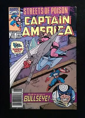 Buy Captain America #373  Marvel Comics 1990 VF+ Newsstand • 10.41£