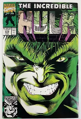 Buy 1991 Marvel Comics The Incredible Hulk 379 Dale Keown Classic Cover Art VF (E57) • 2.40£
