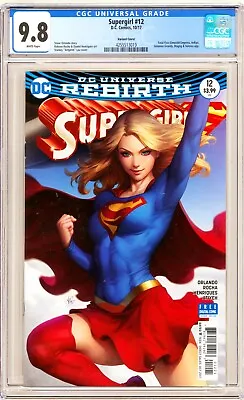 Buy DC Comics SUPERGIRL (2017) #12 Artgerm GOOD GIRL Cover B VARIANT CGC 9.8 NM/MT • 95.31£