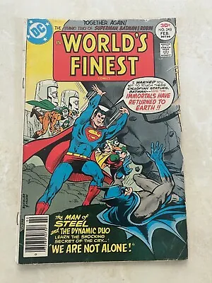 Buy World's Finest Comics #243 Superman And Batman Teamup • 20.11£