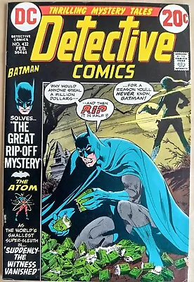Buy Detective Comics #432 - FN/VFN (7.0) - DC 1973 - 20 Cents - Bob Brown Art  • 13.99£
