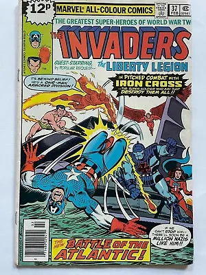 Buy Marvel Comics The Invaders  #37 ,U.K Copy,High Grade • 3.99£
