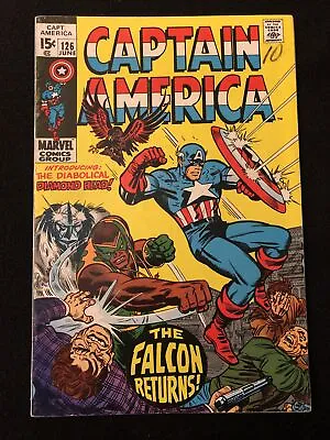 Buy Captain America 126 5.5 Falcon Returns 1st Falcon In Costume 1st Diamond Head Cd • 19.78£