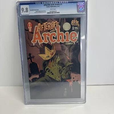 Buy Afterlife With Archie #1 (2013) Archie Comics CGC 9.8 White Francavilla Variant • 99.54£