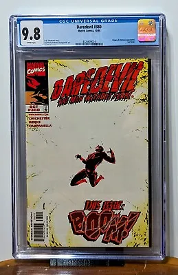 Buy Daredevil #380 CGC 9.8 White Pages - Marvel Comics 1998 - Last Issue Of Volume 1 • 143.91£