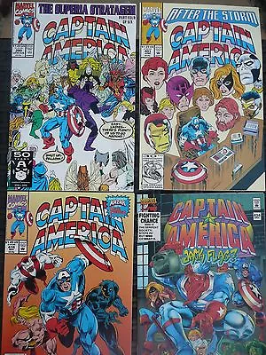Buy Marvel,Captain America, Comic Book Lot: #390, #401, #414, #434 • 11.59£