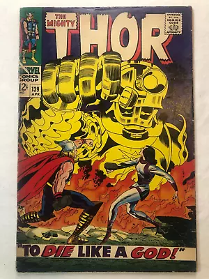 Buy Mighty Thor  #139 April 1967 Vintage Silver Age Marvel Comics • 26.96£