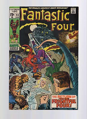 Buy Fantastic Four #94 - 1st Appearance Agatha Harkness - Higher Grade Plus Plus • 119.87£