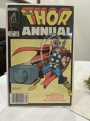 Buy Thor Annual #11 - 1st App Of Eitri - Origin Of Thor - Layton Cover - 1983 • 4£