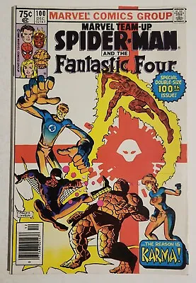 Buy Marvel Team-Up #100 (1980) FN+ Newsstand 1st App Of Karma! Frank Miller • 5.33£