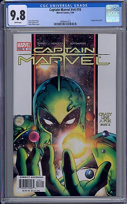 Buy Cgc 9.8 Captain Marvel V4 #16 Phyla-vell 1st Appearance Guardians Of The Galaxy • 93.14£
