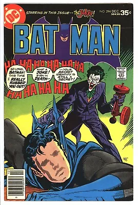 Buy * BATMAN #294 (1977) Classic Joker Cover & Appearance Very Fine/Near Mint 9.0 * • 78.80£