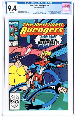 Buy West Coast Avengers #46 - CGC 9.4 NM 1st Appearance Of Great Lake Avengers 1985 • 74.99£