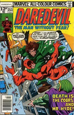 Buy Daredevil (1964) # 153 UK Price (6.0-FN) Mr. Hyde, Cobra 1978 • 8.10£