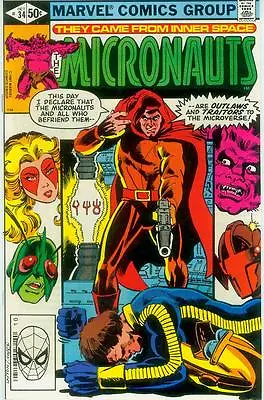 Buy Micronauts # 34 (Pat Broderick, Guest: Doctor Strange) (USA, 1981) • 3.42£