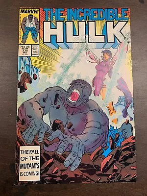 Buy THE INCREDIBLE HULK  #338  (1987) Marvel Comics FN+/ VF- • 4.73£