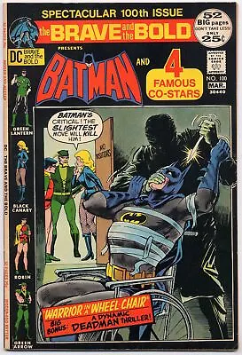 Buy Brave And The Bold 100 VF- 7.5 1972 Batman Black Canary Green Lantern Nick Cardy • 22.84£