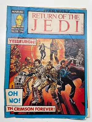 Buy Star Wars Weekly, Return Of The Jedi No.138 Vintage Marvel Comic UK • 1.75£