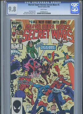 Buy Marvel Super Heroes Secret Wars #5 1984 CGC 9.8 (Newton Rings On Back Cover)~ • 95.16£