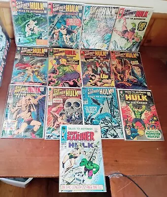 Buy Tales To Astonish 1959 Marvel 13 Issue Lot Featuring The Sub-Mariner & The Hulk • 315.97£