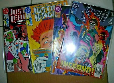 Buy Justice League Of America # 43 46 56 57 FOUR DC Comics FNtoVF Modernage SAVE P&P • 5.50£