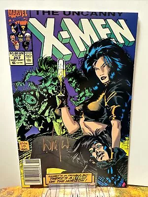 Buy Uncanny X-Men #267 Newsstand Signed By Whilce Portacio Very Fine • 25.61£