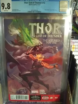 Buy Thor God Of Thunder 13 Cgc 9.8 • 250£