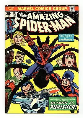 Buy Amazing Spider-Man #135 VG+ 4.5 1974 • 62.45£