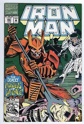Buy Iron Man #281 (1992) [NM-] 1st Cameo Appearance Of War Machine (Tony Stark) • 12.05£