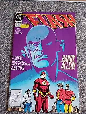 Buy The Flash #78 1993 Save The City Defeat Deadly Foe Barry Allen DC Comics • 1.75£