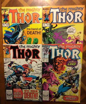 Buy Thor. #343.1984. #354. 1985. #396. 1988. #401. 1989 . Marvel Comics. • 12£