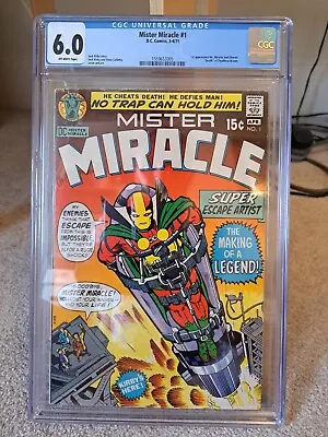 Buy Mister Miracle 1 CGC 6.0 DC Comics 1971 Jack Kirby • 49.99£