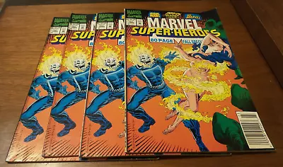 Buy Marvel Super-Heroes #11 (1992) 1st Chronological App Of Rogue Newsstand Lot Of 4 • 28.14£