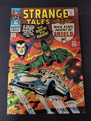 Buy STRANGE TALES #144 THE DAY OF THE DRUID 1966 Marvel Comic  • 15.77£