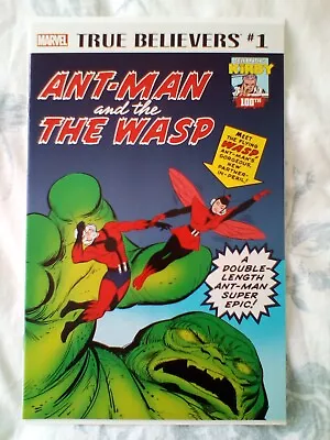 Buy True Believers Ant Man & The Wasp 1, Tales To Astonish 27 And 44, Jack Kirby Art • 3.99£