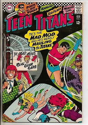 Buy DC Comics Teen Titans #7 February 1967 Mad Mod F+ • 29.50£