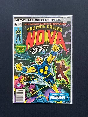 Buy Vintage Nova #1 Marvel - 1976 - Origin & 1st Of Nova (Richard Rider) Comic Book • 45£