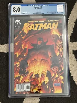Buy Batman #666 1st Damian Wayne As Batman Grant Morrison DC Comics 2007 8.0 VF CGC • 66.17£