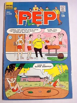 Buy Pep Comics #199 1966 VG+ Boys In Gym Class Cover, Two Pin-Ups • 10.24£