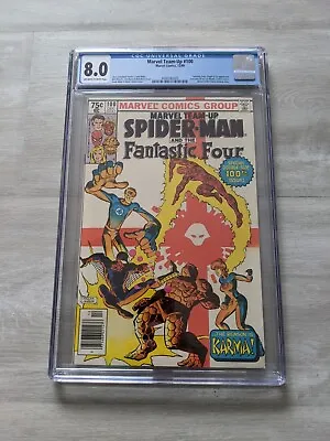 Buy 🔥🔥NewsStand Marvel Team-Up #100 CGC 8.0  1st Appearance Of Karma Spider-man🔥 • 63.22£