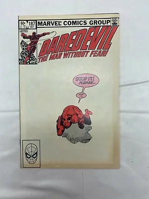 Buy Bronze Age DAREDEVIL THE MAN WITHOUT FEAR #187 MARVEL COMICS • 3.49£