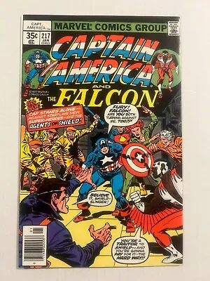 Buy Captain America #217 Nm- 9.2 1st App Of Marvel Man John Buscema Cover Art 1978 • 47.97£