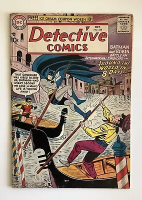 Buy Detective Comics 248 Batman! Robin! Martian Manhunter! Roy Raymond! 1957 VG+ • 71.16£