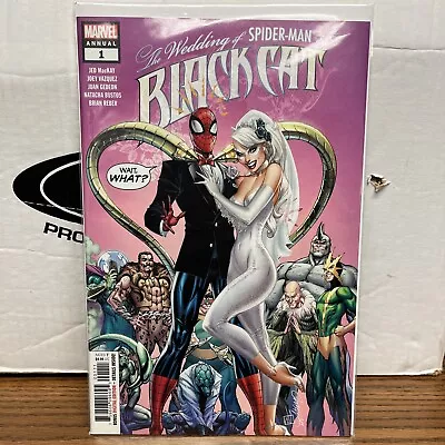Buy Black Cat Annual #1 NM Marvel 2019 J. Scott Campbell Cover Wedding Of Spider-Man • 12.74£